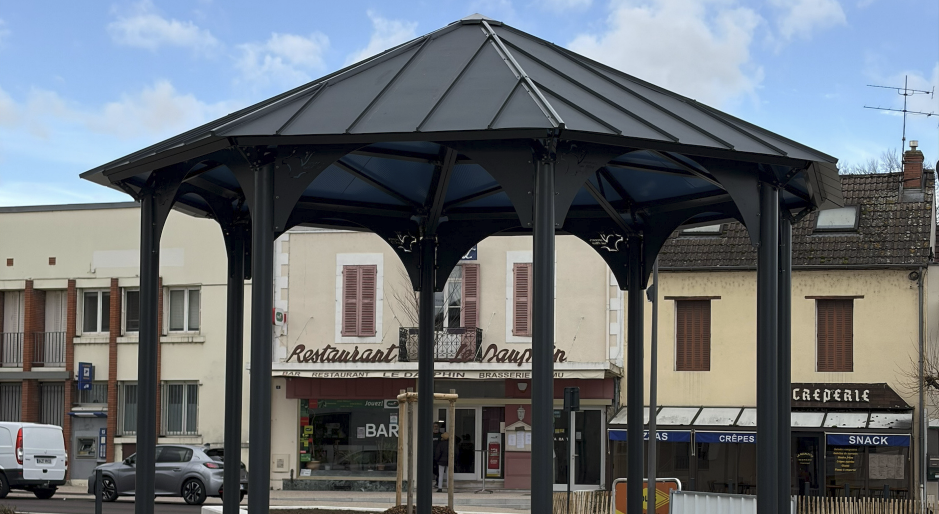 Installation d’un kiosque – Varennes-sur-Allier